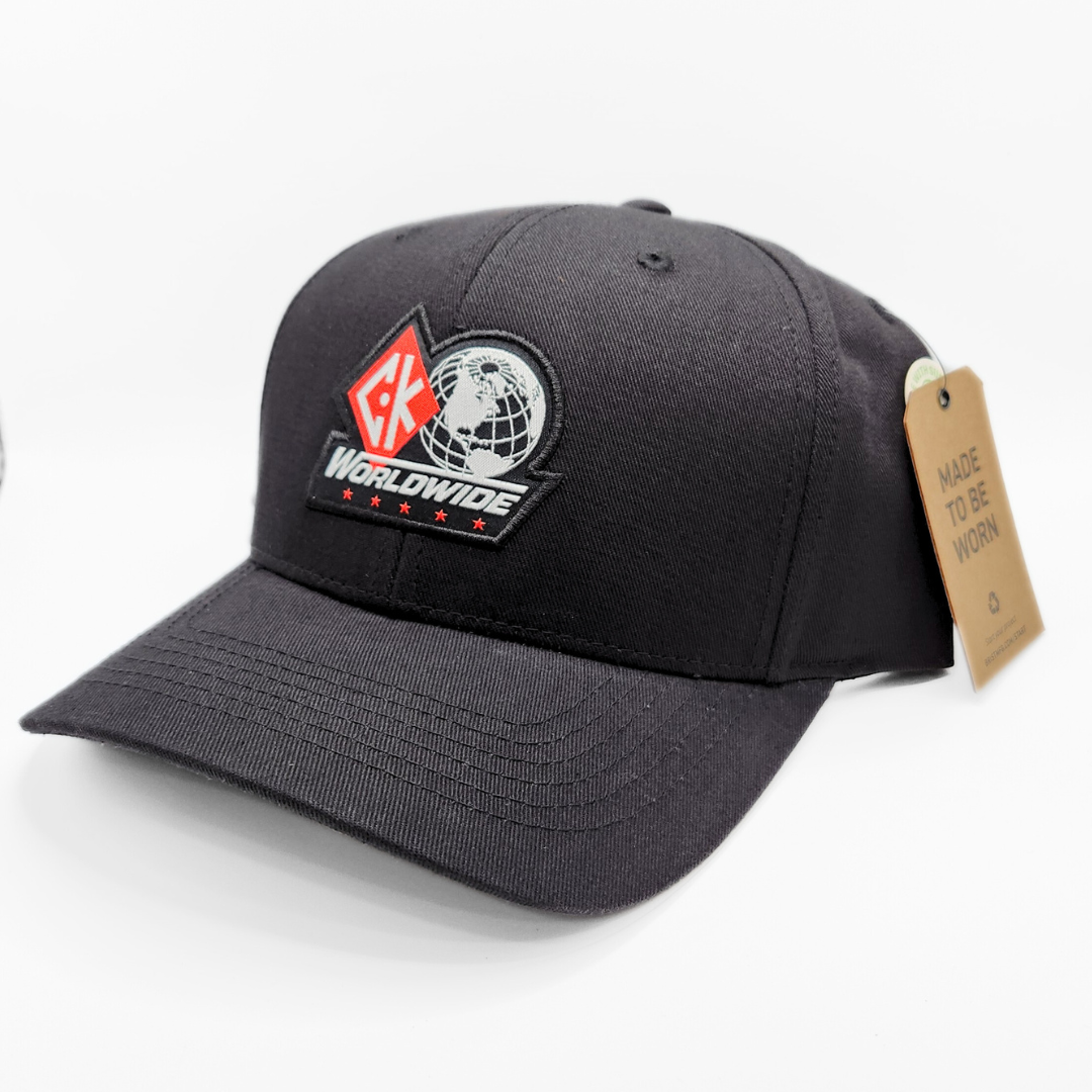 * NEW* CK Worldwide Black Curved-Brim Cap