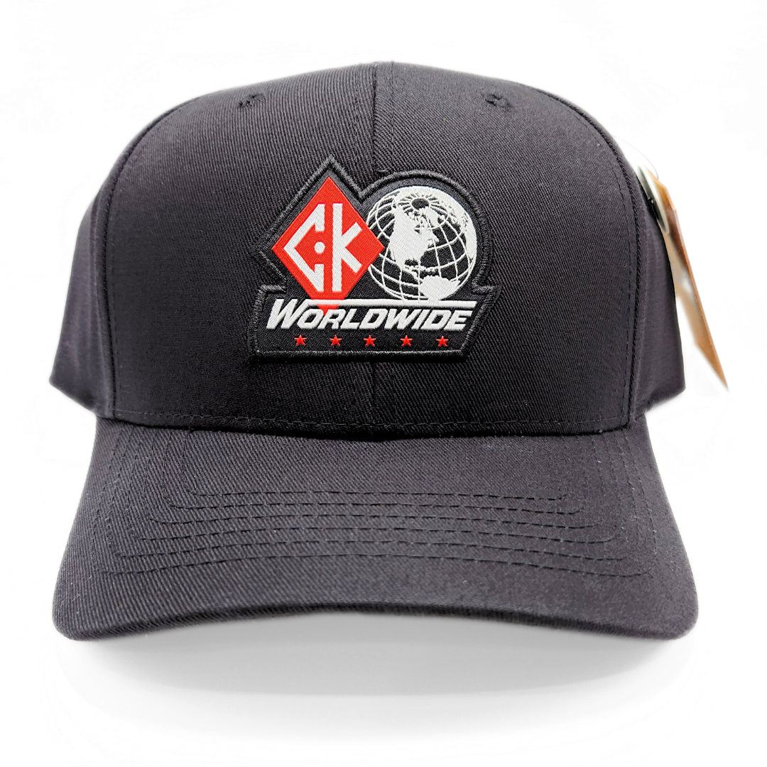* NEW* CK Worldwide Black Curved-Brim Cap