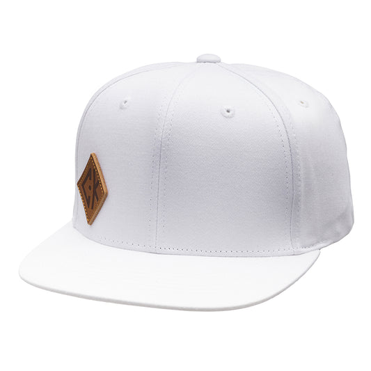 Leather Logo Snapback Hat